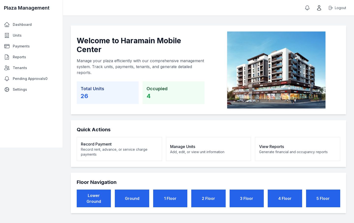 Plaza Management System